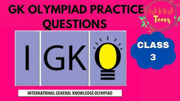 Olympiad GK Practice questions class 3 | GK questions and answers | Olympiad GK part 1 | Class 3 GK