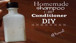 Homemade Natural Shampoo Conditioner Diyall-In-One Natural Hair Care