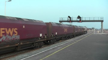 DB Schenker Class 66 66091 Passing Severn Tunnel Junction Working A Coal Train