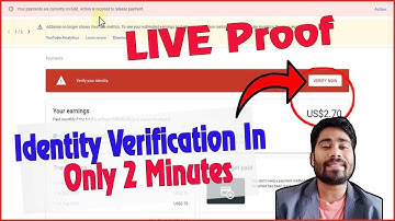 Google AdSense identity Verification | How To Verify Adsense Account After 10 dollar | in 2 Minutes
