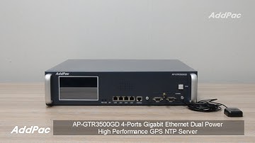 AP-GTR3500GD 4Ports Gigabit Ethernet, Dual Power GPS NTP Server(4포트 기가비트이더넷 모듈타입 듀얼파워 고성능 GPS시각동기서버)