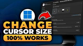How To Change Cursor Size On Windows 11 (𝟮𝟬𝟮𝟲) | 100% WORKS | NO Yapping, To The Point | FAST & EASY