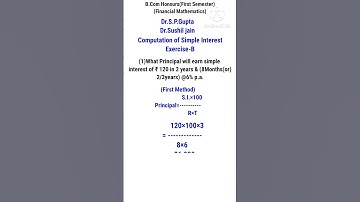 FINANCIAL MATHEMATICS B.Com & B.Com HONOURS #shorts #viral #youtube #shortsfeed #shortvideo #study