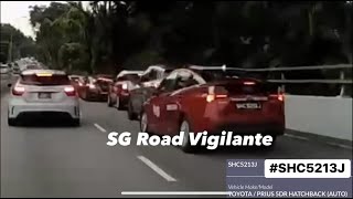 6jul2023 newton flyover #SHC5213J transcab toyota prius rear ended mercedes suv
