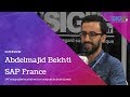 Interview sigtv abdelmajid bekhti  sap france