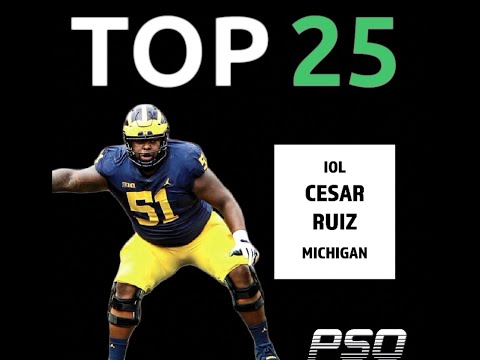 2020 NFL Draft Highlights: OL Cesar Ruiz (Michigan)