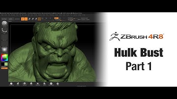 ZBrush: Hulk Bust Part1