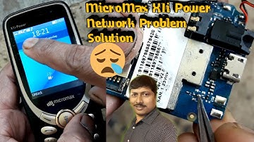 MicroMax X1i Power Network Problem Solution | How to Repair Network Problem | Keypad phone Network