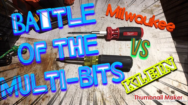 Best Multi-bit screwdriver? Klein or Milwaukee | Best EDC Screwdriver?
