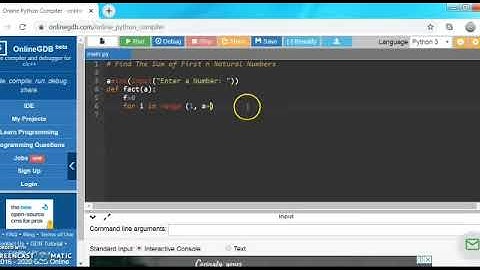 Python program to find sum of first n natural numbers