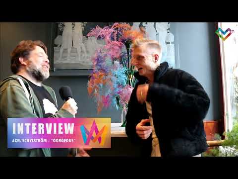 LIVE from Malmö Arena: Axel Schylström interview (Deltävling 4, Melodifestivalen 2023)