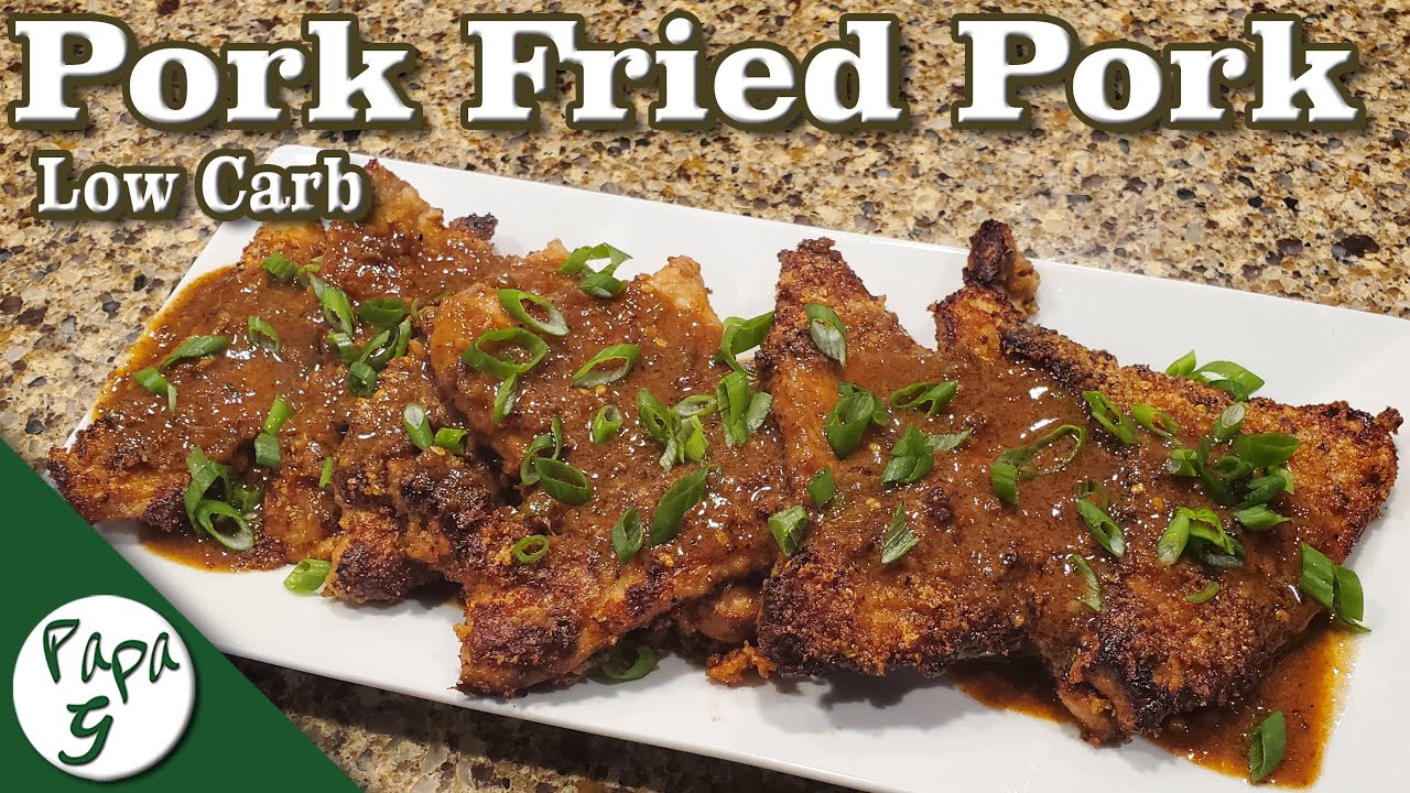 Pork Fried Pork with Asian Sauce - YouTube