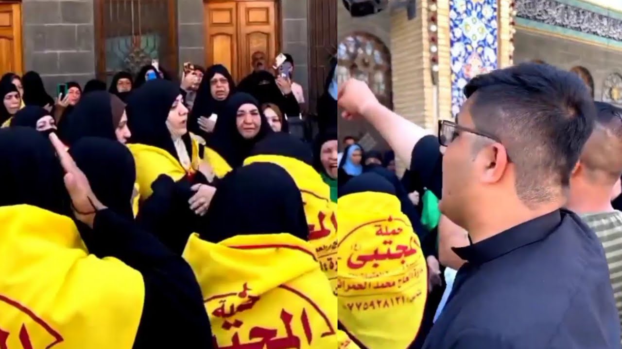 كارثه شاب دخل بدال ملايه يقرا لطم نسوان حماسي 