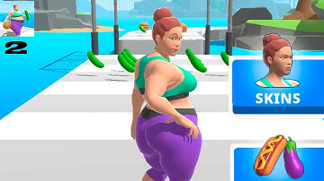 Fat 2 Fit! - Gameplay Walkthrough Part 2 Levels 6-8(Android, iOS)