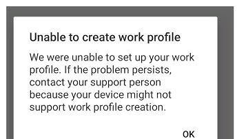 unable to create work profile in intune company portal. #companyportal #workprofile #telugu