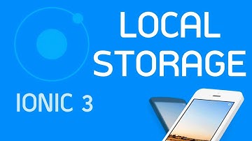 Ionic 3 Tutorial #18 Local Storage set and get