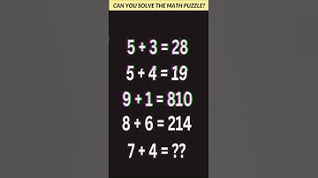 Can you solve this maths question🙋 #mathhacks #braintest #generalknowledge #mathstricks #logic #gk