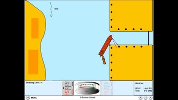 Shiphandling - Entering Dock with tug assistance 2