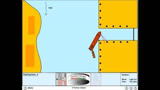 Shiphandling - Entering Dock with tug assistance 2