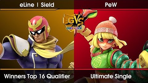 EGVS Deluxe #6 - Sield (Captain Falcon) Vs. PeW (Min Min,Ness) SSBU Ultimate Tournament