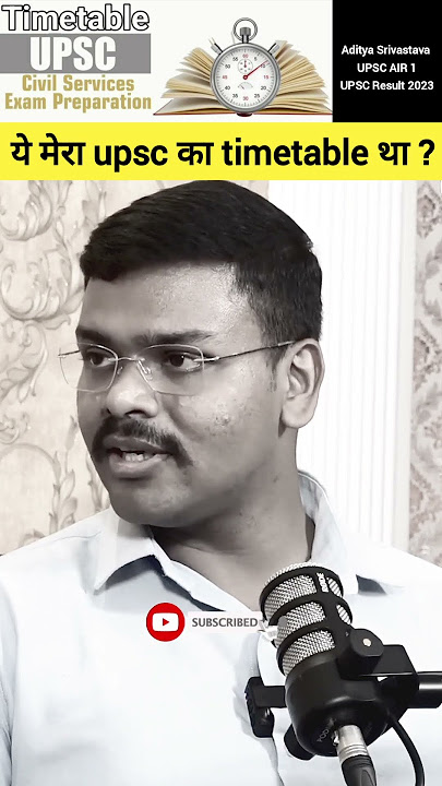 ये मेरा upsc का timetable था ? #adityasrivastava #ias #upsc #shorts