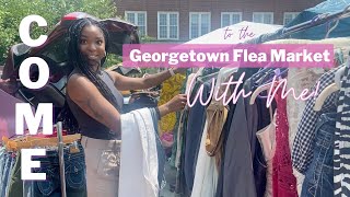 COME THRIFTING WITH ME (WEEKLY GEORGETOWN FLEA MARKET)