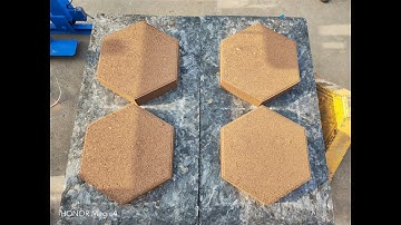 Automatic cement interlock block making machine #brickmachine #blockmachine #interlockbricks