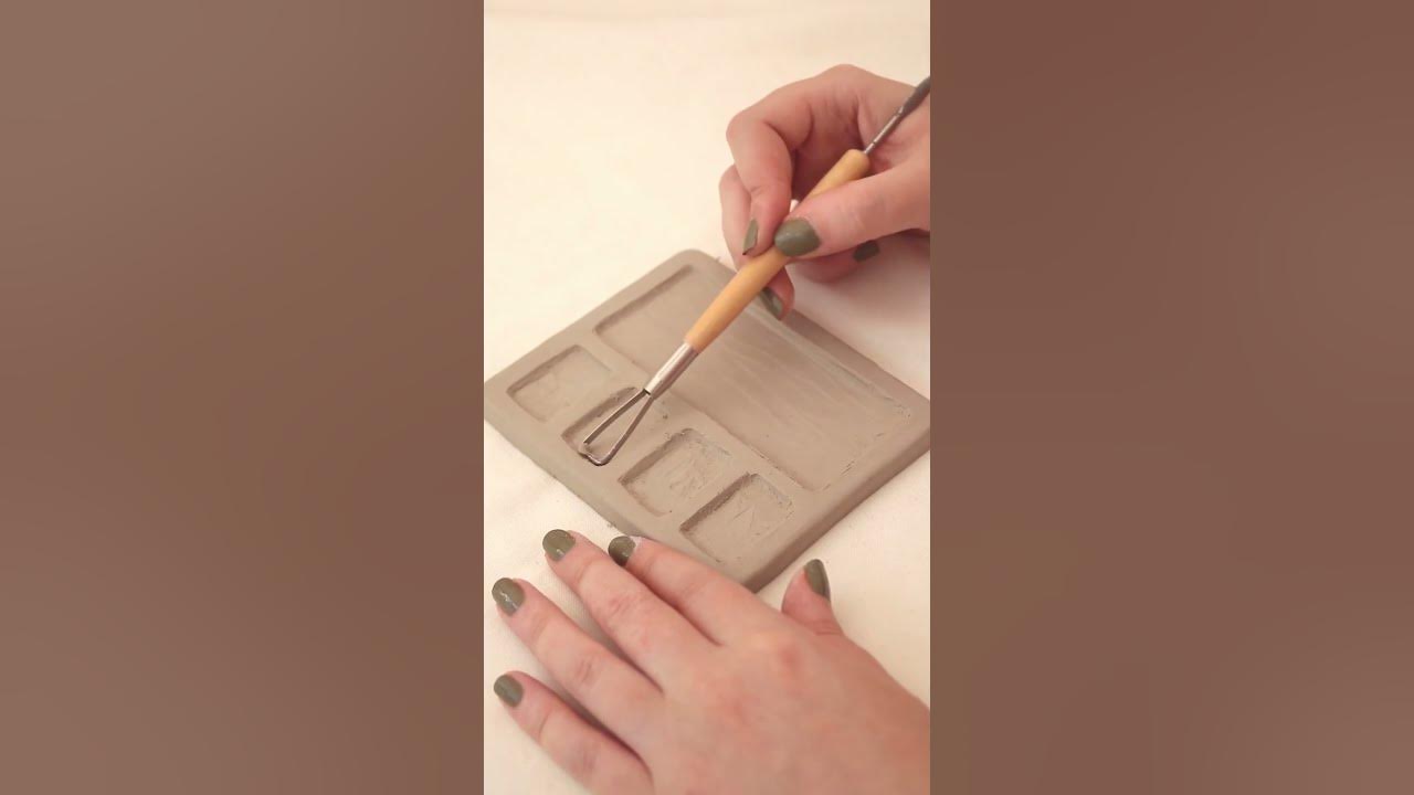 Ceramic paint palette Quick ideas for beginners YouTube