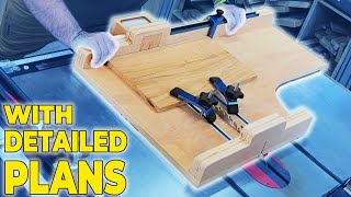 This Crosscut Sled Will Change Your Woodshop Forever! With Plans!