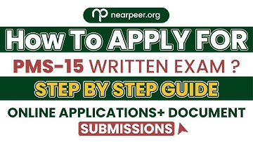 How to apply for PMS Punjab? Step by Step Guidance | PMS 2025 | Nearpeer