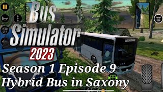 Bus Simulator 2023 - S1E9| Driving Hybrid City Bus in Saxony| iOS Gaming YT screenshot 5