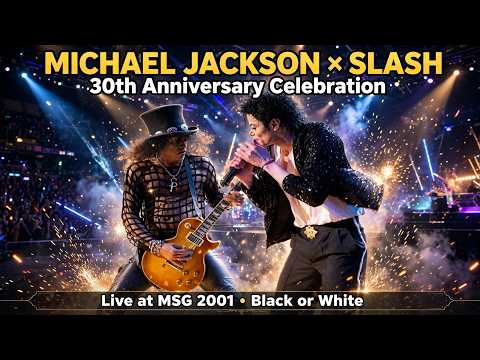 Michael Jackson feat Slash Black or White 30 th anniversary September 10 2001 Greek subtitles