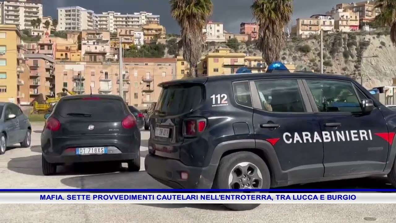 MAFIA  SETTE PROVVEDIMENTI CAUTELARI NELL'ENTROTERRA, TRA LUCCA E BURGIO