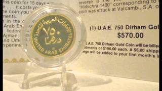 Unicef Gold Coins China and United Arab Emirates