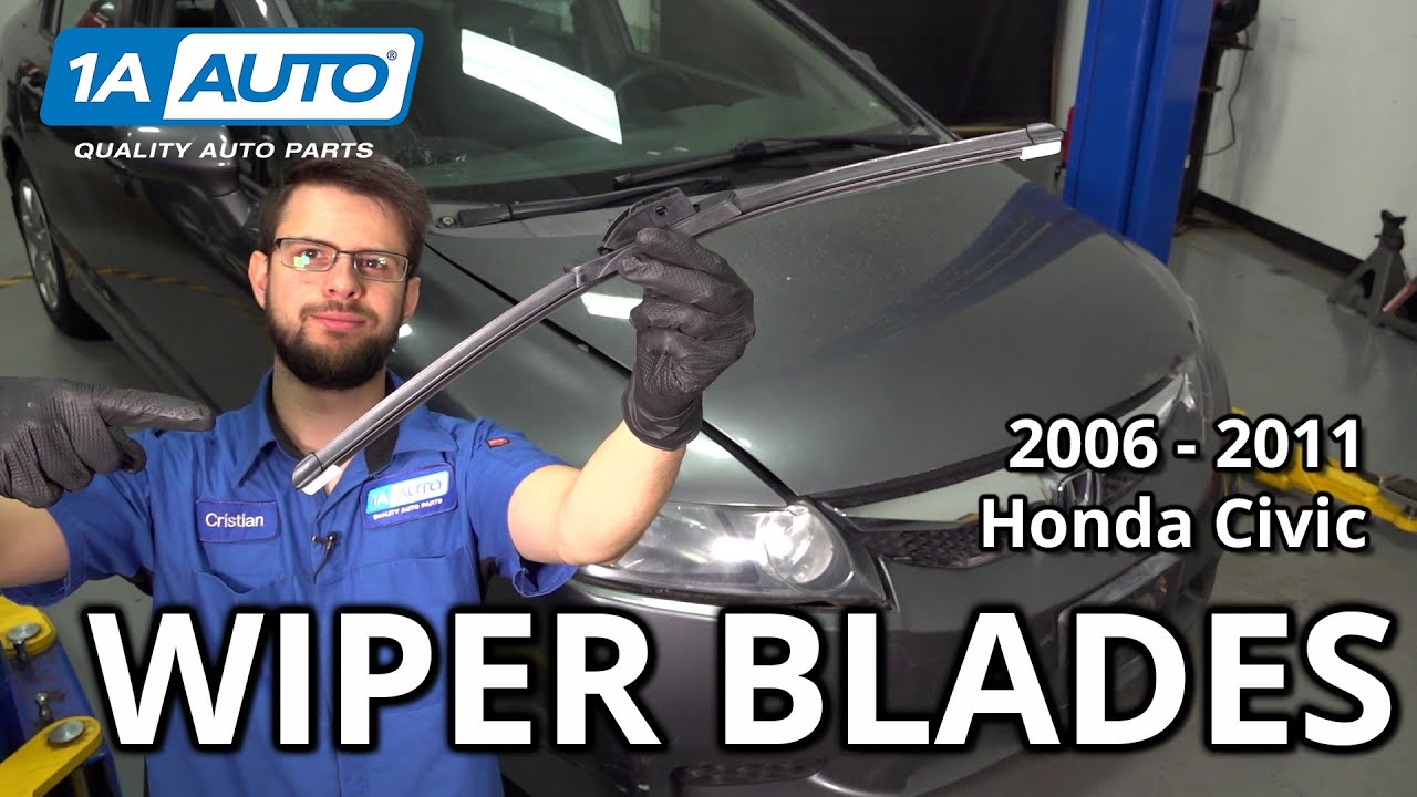 Как заменить щетки стеклоочистителя на Honda Civic 2006-2011
