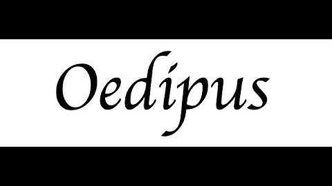 Oedipus Lecture Video