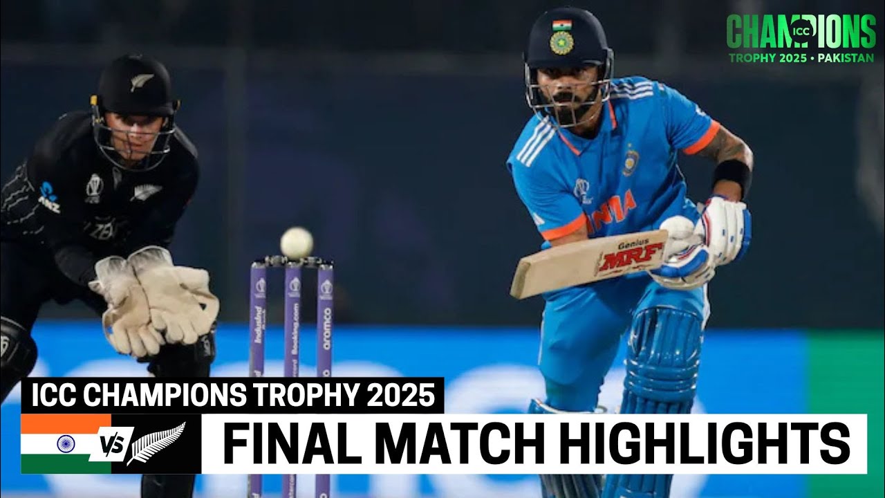 India vs New Zealand Final Highlights | Champions Trophy 2025 | IND vs ...