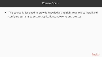 CompTIA Security+ Certification (SY0-501):  The Course Overview | packtpub.com