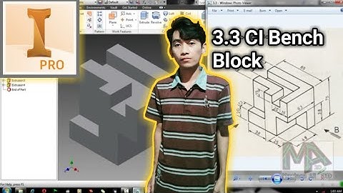Tutorial Inventor 2013 - 3.3 CI Bench Block
