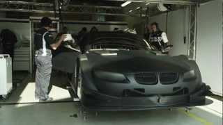 All New BMW M3 DTM 2012 Testing - Roll out