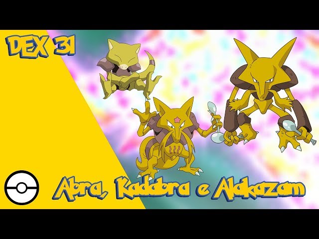 Abra, Kadabra e Alakazam  Pokémon GO Brasil Amino