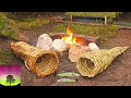 TRAPS & TRANQUILLITY - Weaving a Fish Trap and Catching Fish