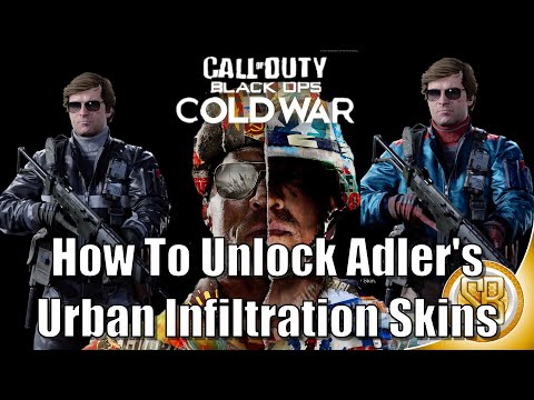 Cold War - How To Unlock Adler&rsquo;s Urban Infiltration Skins(Cold War Unlocking Summit Skin)