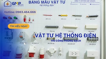 Vật tư hệ thống điện trong phòng sạch - thi công hệ thống cơ điện nhà máy, GMPGroups