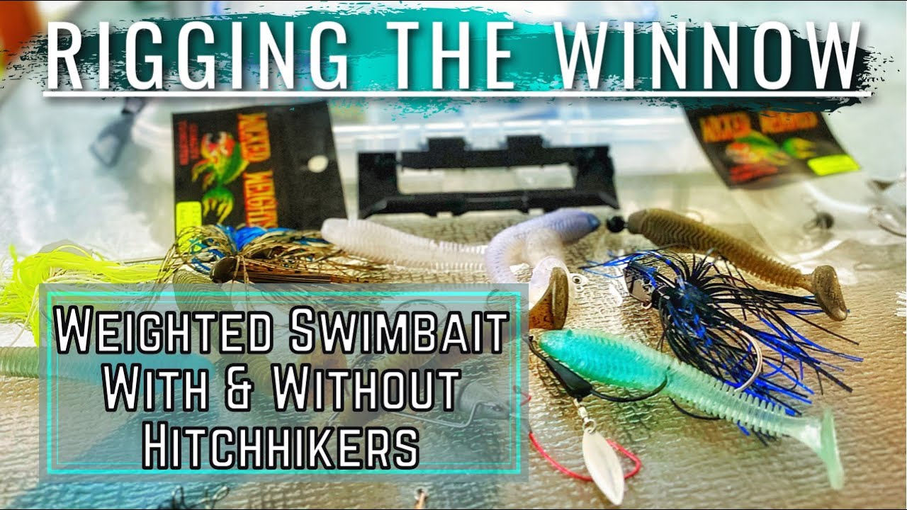 How To Rig The Nikko Fishing's “Winnow” - Weighted Swimbait EWGs With &  Without Hitchhikers 