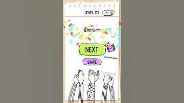 Brain test level 173 answer/tricks for you walkthrough