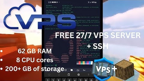 FREE24/7 ONLINE VPS SERVER  + SSH + ROOT ACCESS