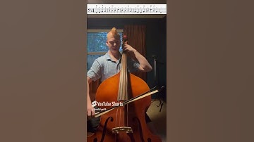Double Bass 1 Octave F Major scale and arpeggio #doublebass #scales #orchestra #classicalmusic
