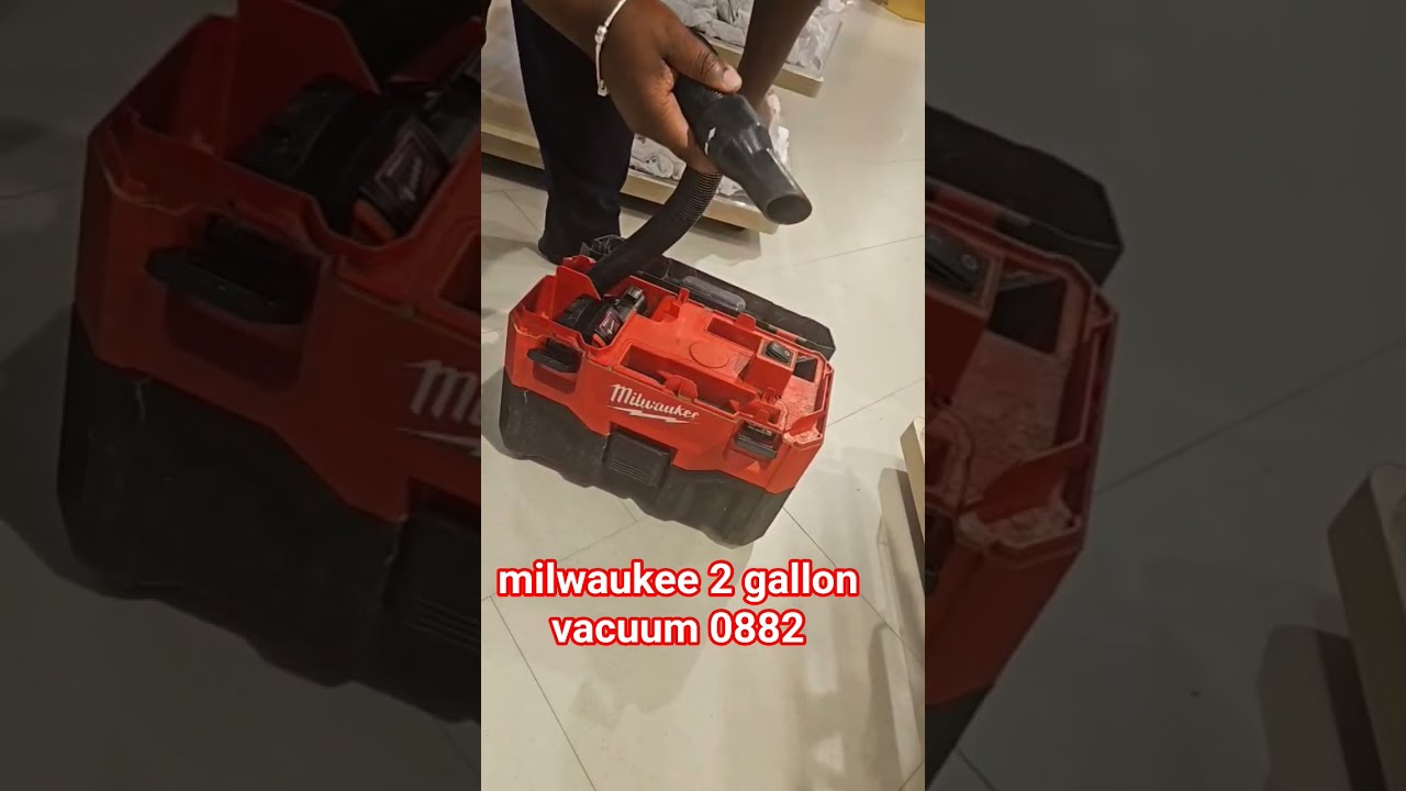 Milwaukee 2 Gallon Vacuum 0882 Milwaukee8 Milwaukeetools Diy Trending Shorts Viralvideo Fyp