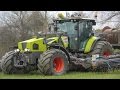 *Special* modified Claas Arion 550 | Slurry injection | Roelama drag hose
